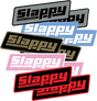 SLAPPY 10/PACK OG LOGO ASSORTED DECALS STICKERS