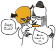 SLAPPY HATERS II STICKER SINGLE