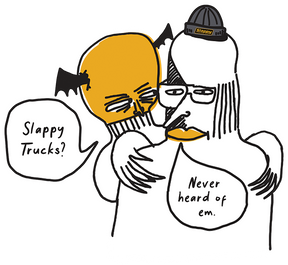 SLAPPY HATERS II STICKER SINGLE