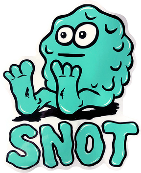 SNOT BOOGER LOGO XS STICKER