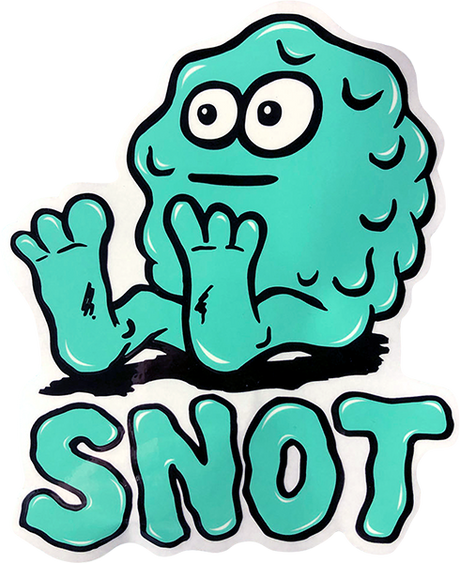 SNOT BOOGER LOGO XL STICKER