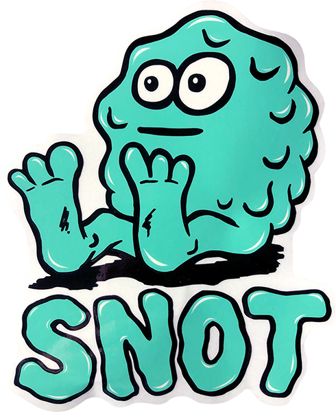 SNOT BOOGER LOGO XL STICKER