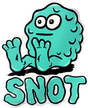 SNOT BOOGER LOGO XL STICKER
