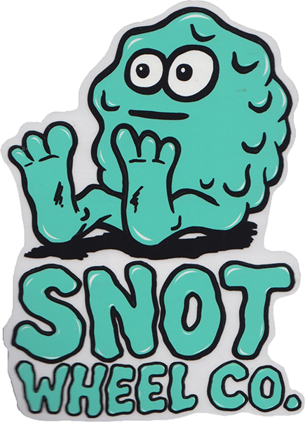 SNOT WHEEL CO.LOGO LG STICKER