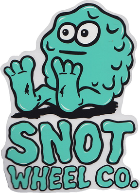 SNOT WHEEL CO.LOGO LG STICKER