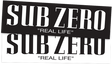 SUB ZERO REAL LIFE BUMPER STICKER BLK/WHT ASST