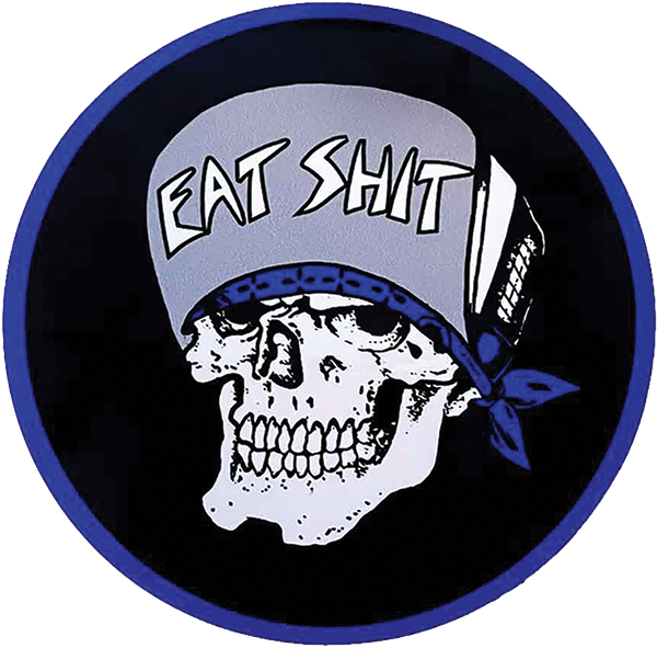 SUICIDAL EAT SHIT 3" DECAL