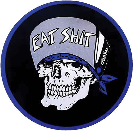 SUICIDAL EAT SHIT 3" DECAL