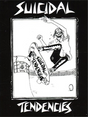 SUICIDAL LM SKATER STICKER DECAL BLACK