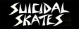 SUICIDAL SKATES LOGO DECAL STICKER BLK/WHT