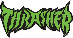THRASHER METAL DECAL ASSORTED