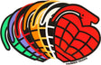 THUNDER GRENADE DIE-CUT LG DECAL STICKER single