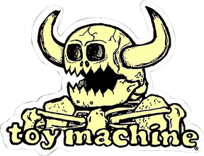 TOY MACHINE DEAD MONSTER DECAL STICKER (2pack)