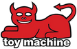 TOY MACHINE DEVIL CAT  STICKER (2 pack)