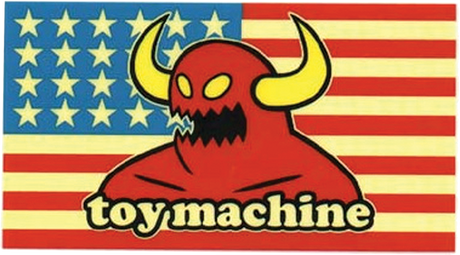 TOY MACHINE AMERICAN MONSTER DECAL single