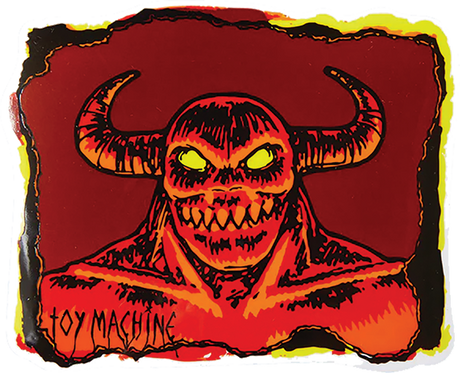 TOY MACHINE HELL MONSTER DECAL STICKER single