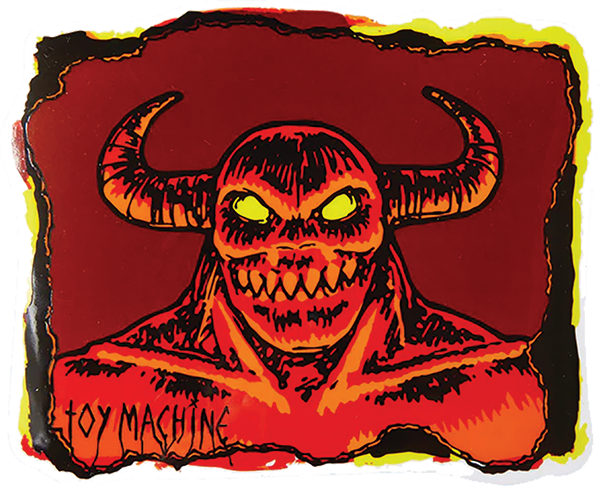 TOY MACHINE HELL MONSTER DECAL STICKER single