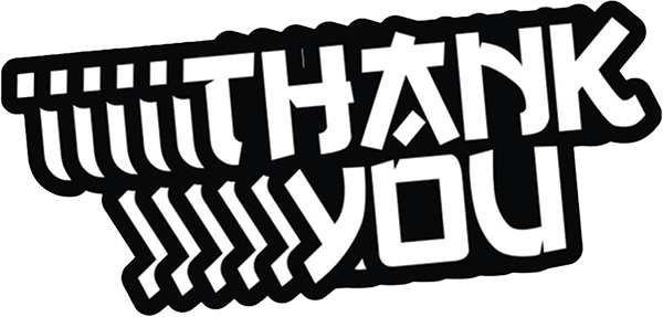 THANK YOU LUCKY STICKER SINGLE