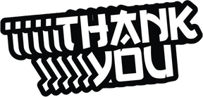 THANK YOU LUCKY STICKER SINGLE