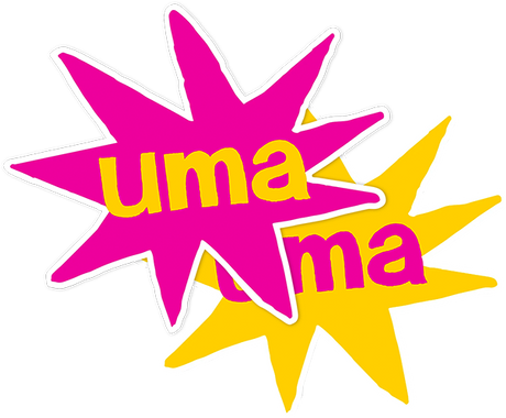 UMA BURST BIG STICKER 6"