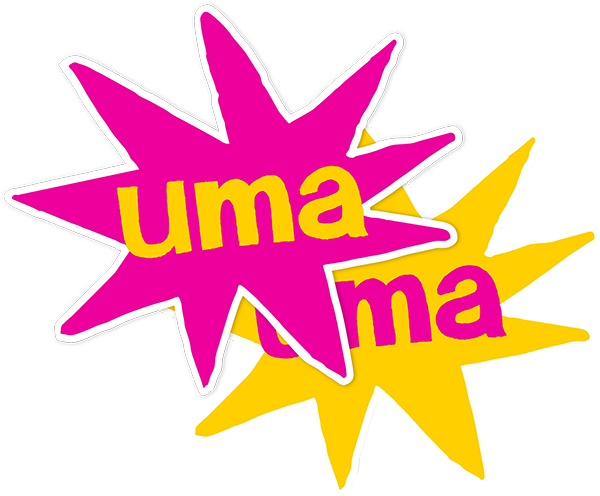 UMA BURST BIG STICKER 6"