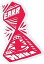 UMA ERRR FARK STICKER 6.75" (2 PACK)