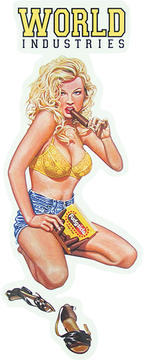 WORLD INDUSTRIES FUDGESICLE STICKER