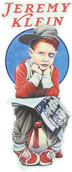 WORLD INDUSTRIES KLEIN BLACK EYE KID STICKER