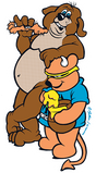 WORLD INDUSTRIES MULLEN BEAR STICKER SINGLE