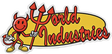 WORLD INDUSTRIES OVAL LOGO DIE CUT STICKER SINGLE