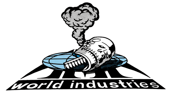 WORLD INDUSTRIES ROCK'EM STICKER SINGLE