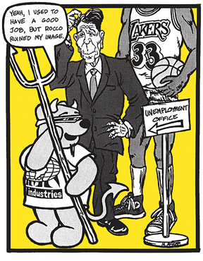 WORLD INDUSTRIES RUINED IMAGE STICKER SINGLE