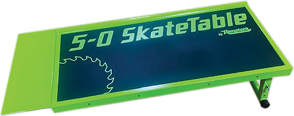 RAMPTECH 5-0 SKATE TABLE 8+10+12"H  x 22?W x46"L