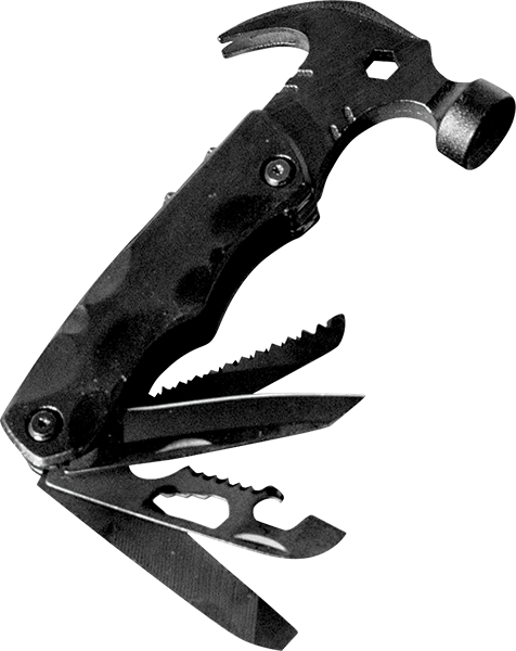 QUASI CLAW HAMMER MULTI TOOL BLACK