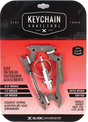SK8OLOGY CARABINER KEYCHAIN SKATE TOOL SILVER