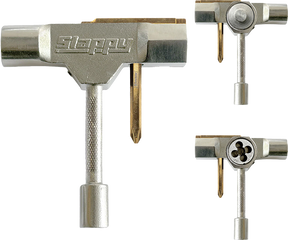 SLAPPY ST1 SKATE TOOL W/RETHREADER SILVER