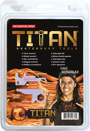 TITAN SKATE TOOL GONZALEZ PRO SIGNATURE SERIES PURPLE