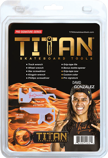 TITAN SKATE TOOL GONZALEZ PRO SIGNATURE SERIES PURPLE