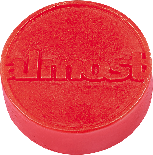 ALMOST WAX PUCK RED