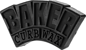 BAKER ARCH LOGO CURB WAX BLACK