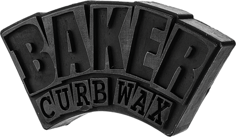 BAKER ARCH LOGO CURB WAX BLACK