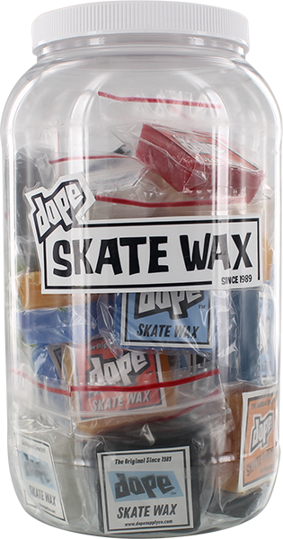 DOPE SKATE WAX MINI NUG JUG 40/BARS assorted