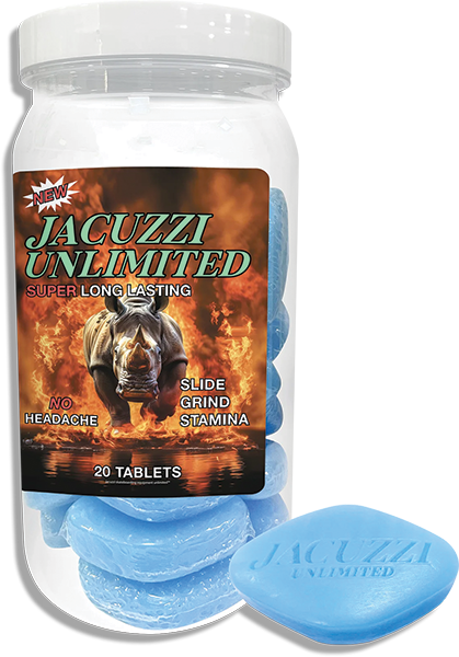 JACUZZI RHINO PILLS SKATEBOARD WAX BLUE (10 Bars)