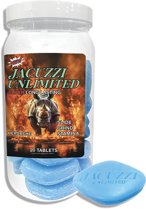 JACUZZI RHINO PILLS SKATEBOARD WAX BLUE (10 Bars)