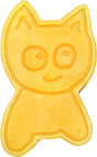 MEOW BIG CAT WAX YELLOW