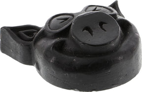 PIG HEAD RAISED CURB SKATEBOARD WAX BLACK