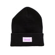 Maxallure Logo Patch Beanie Black White OneSize