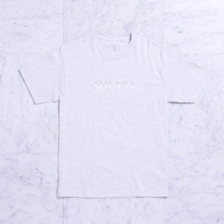 Quasi Wordmark Tshirt Ash Grey