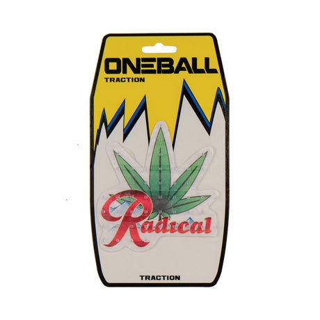OneBall Radical Leaf Traction Green Red 4inch