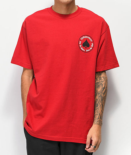 Independent x Thrasher Oath SS Tshirt Red